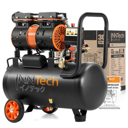 ปั๊มลม OIL FREE InnTech รุ่น FAC-30L 30 ลิตร 850 วัตต์ สีดำ_7